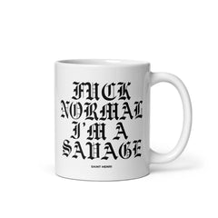 Motivational Ceramic Mugs  Savage by Saint Henri Studios
