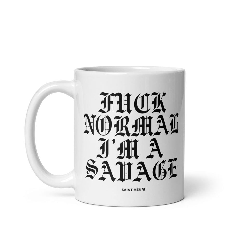 Motivational Ceramic Mugs  Savage by Saint Henri Studios