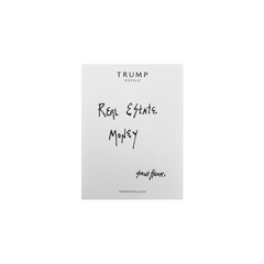 Luxury artwork titled Real Estate Money Trump by Saint Henri, representing ambition and success in the real estate industry