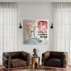 Success artwork by Saint Henri, luxury decor piece symbolizing ambition and personal achievement.