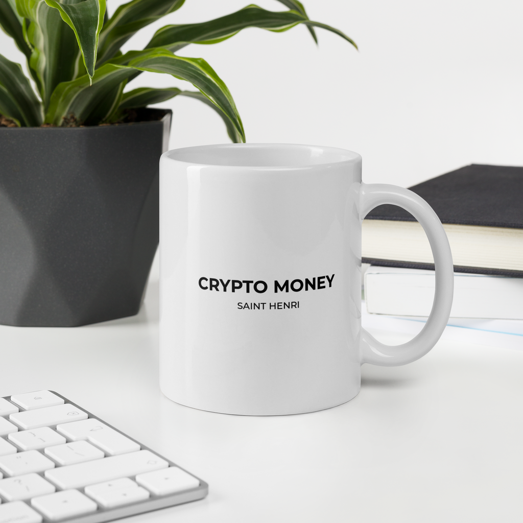 Motivational Ceramic Mugs Crypto Money
