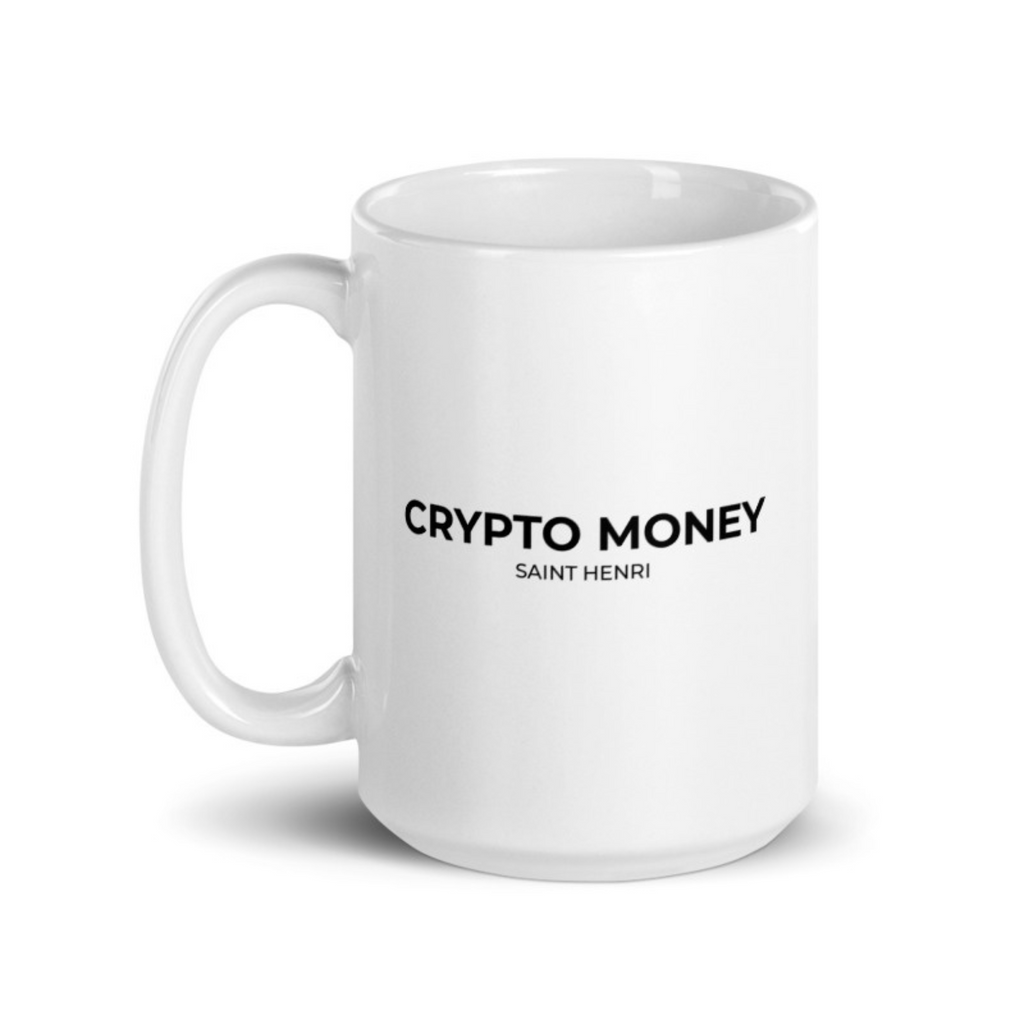 Motivational Ceramic Mugs Crypto Money