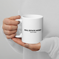 Motivational Ceramic Mugs Real Estate Money