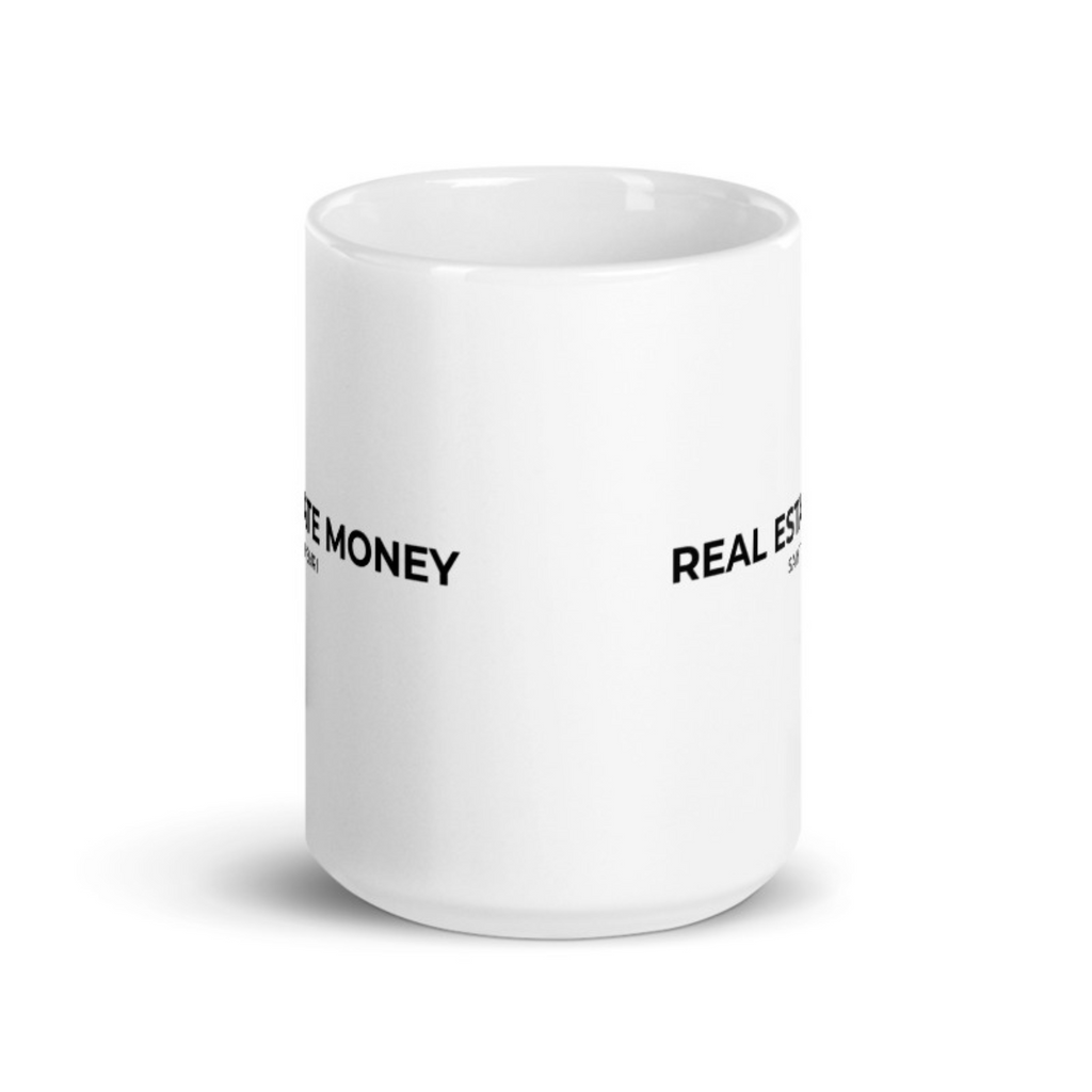 Motivational Ceramic Mugs Real Estate Money