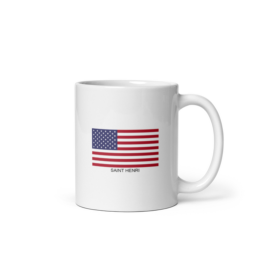 Motivational Ceramic Mugs USA Saint Henri